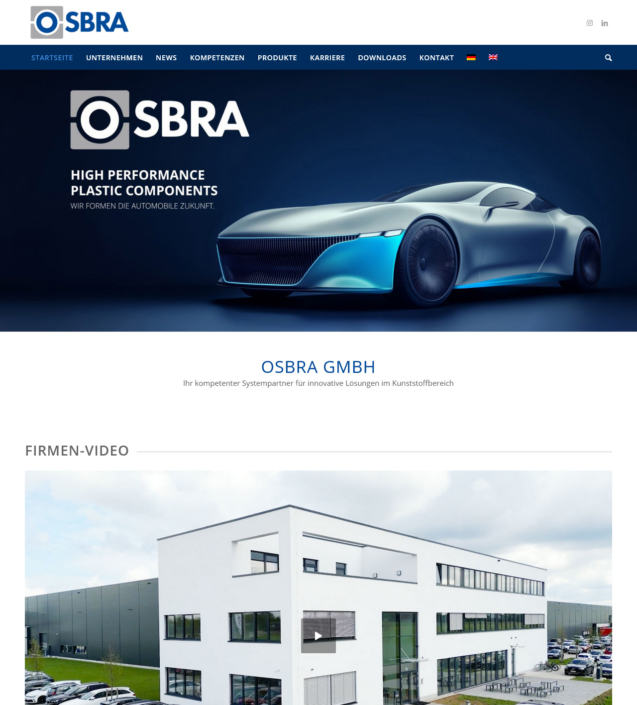 OSBRA Homepapge Startseite