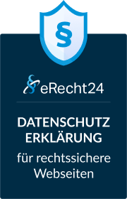 eRecht24 Siegel Datenschutz